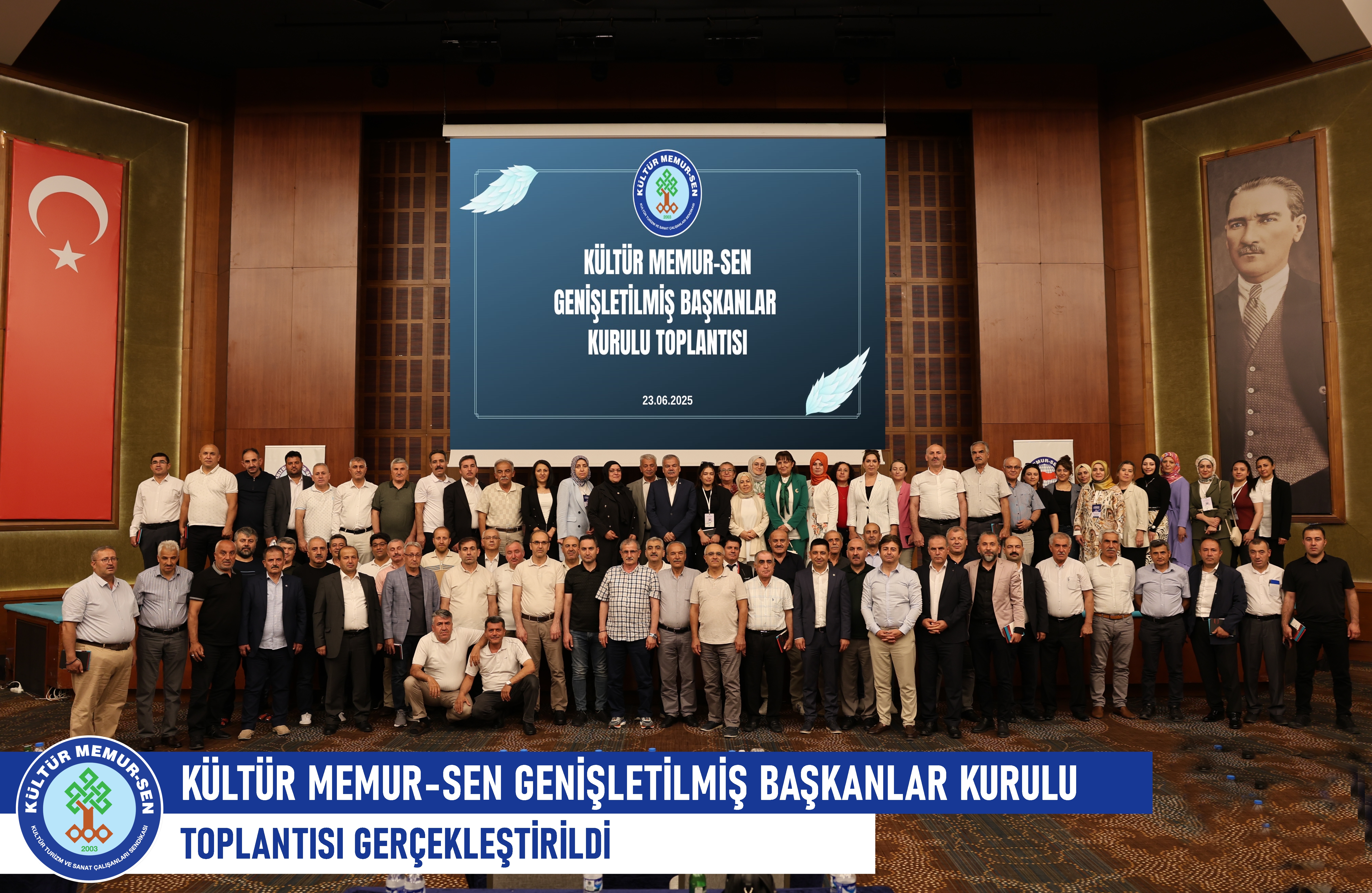 KÜLTÜR MEMUR-SEN GENİŞLETİLMİŞ BAŞKANLAR KURULU TOPLATIMIZ GERÇEKLEŞTİRİLDİ
